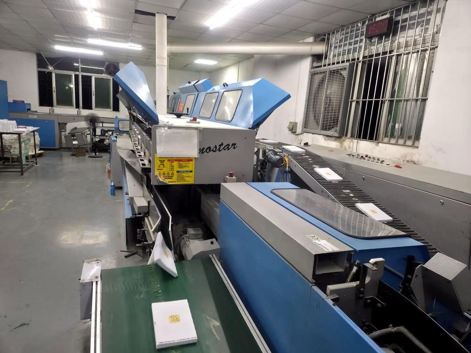 Folding machine line — crease and fold forming