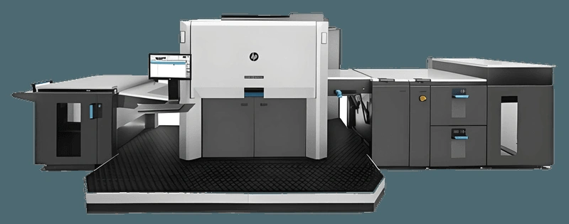 HP Indigo digital press — fast turnaround for small batches